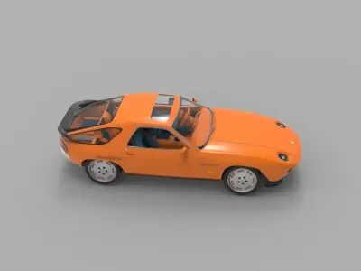 1981 Porsche 928 3D model