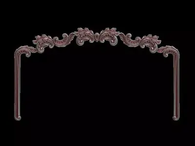 Ornament Bed arch 3D print model