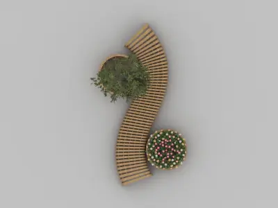 Seating parametric Free 3D model