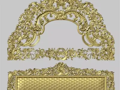 3D FILE NEUTRAL CLASSIC MODEL BED 3D print model