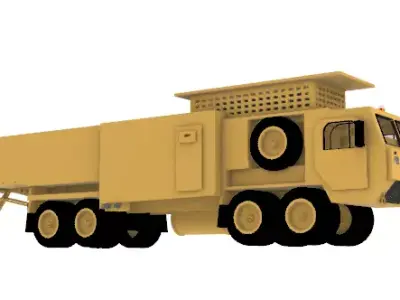 Mobile Nuclear Power Control Truck 5 Sci-Fi Energy 3D print model