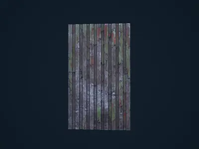 Metal Plate Low-poly 3D model