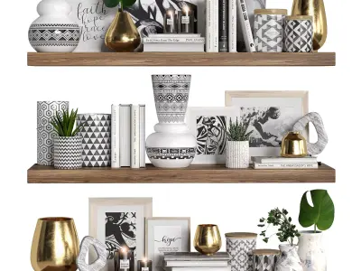 Decorative Set 12 3D model 5