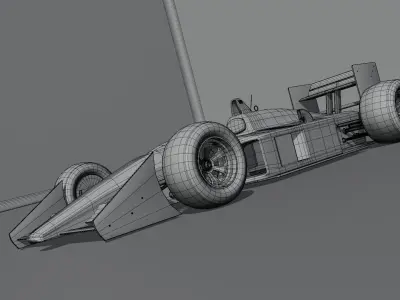 McLaren F1 MP4 - 4 1992 3D model