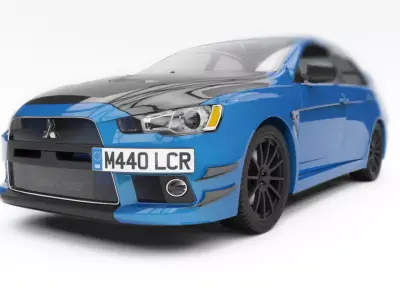 Mitsubishi Lancer Evolution X 3D model