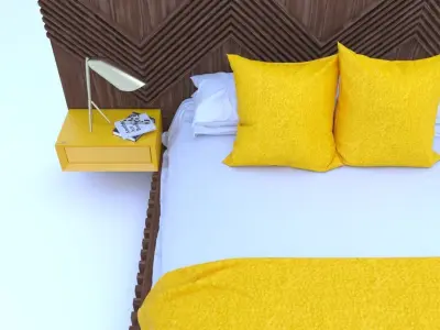 STM-D BED model BBB Low-poly 3D model