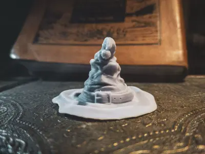 Choixpeau Magique d Harry Potter de noel Free low-poly 3D model