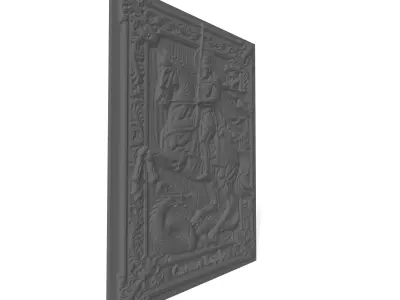 Ikona Sveti Djordje - Saint George icon 3D print model