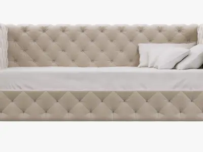 Restoration Hardware Tribeca Tufted Daybed 3D model