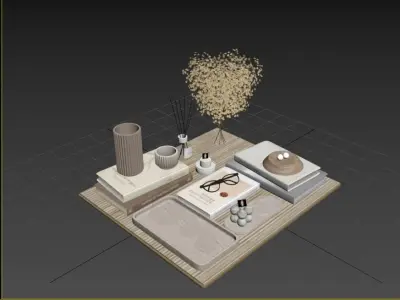 Decorative set 101 3D model