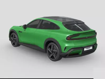 Low Poly Car - Xiaomi YU7 2025 Low-poly 3D model