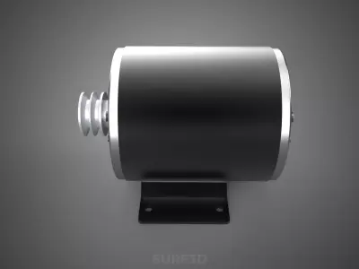 HIGH POWER BLDC ENGINE BRUSHLESS MOTOR ELECTRIC VEHICLE EV CAR 3D model