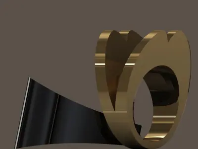 Shape ring Free 3D print model