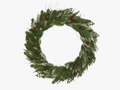 Christmas wreath 3D model