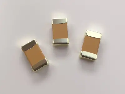 SMD Capacitor 3D model