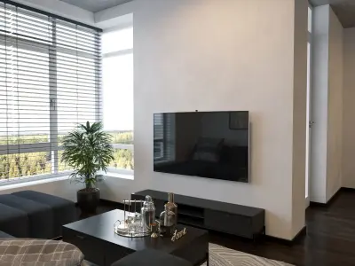 RG interior 001 Low-poly 3D model