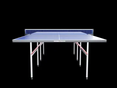 Club - School Table Tennis Table  Low-poly 3D model