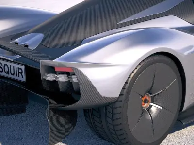 Aston Martin Valkyrie 2018 3D model