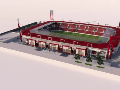 Stadium Sketchup Enscape  3D model