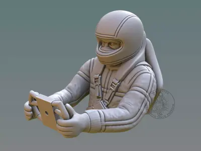 Driver Bust 3D print model