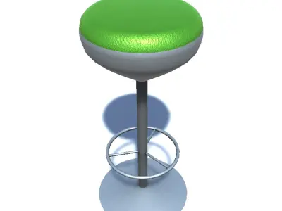 Bar stool 3D model