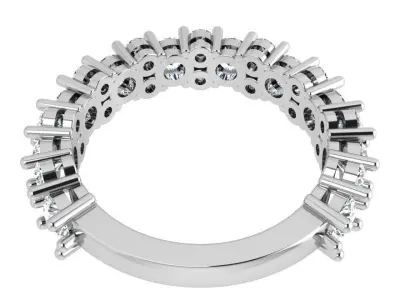 Round Diamond Basket Setting Ring 3428 3D print model