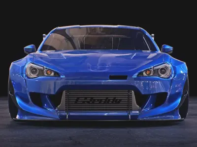 subaru BRZ Rocket Bunny V3 3D model