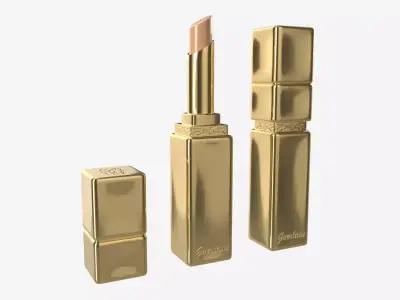 Guerlain Kisskiss Liplift lipstick primer 3D model