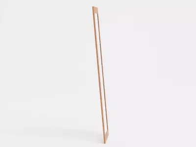 -Wooden Mirror- 3D model