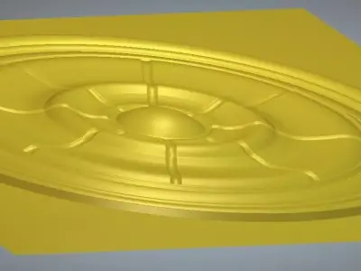 Decorative circle 3D stl model Free 3D print model