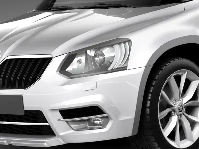 Skoda Yeti 2014 3D model