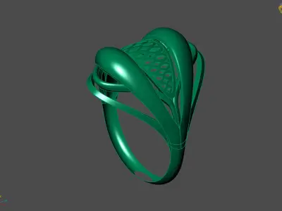 Plain Ring Women Ready STL 3DM Models Womens Rings 3D models 3D print model 37