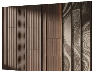 Decorative V79 Wall Panels 3D model