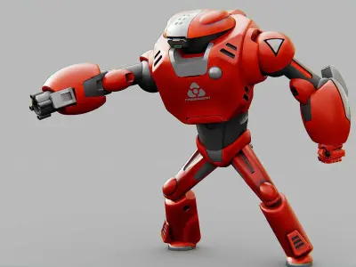BATTLE DROID XZERONI Rigged for Unreal Engine - Unity - MIXAMO  3D model