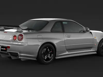 Nissan Skyline GT-R R34 Z-Tune 3D model