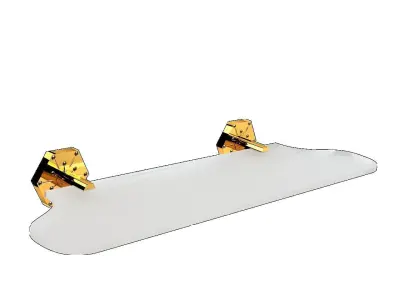 Orchid Diamond Shelf 3D model