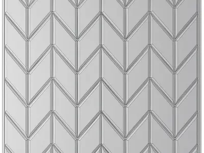 Wall Panel 3d model Low-poly 3D model 11