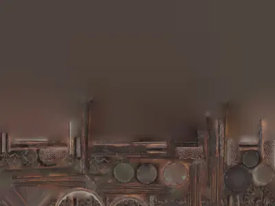 Wooden Candle Holder or Pillar 3D model