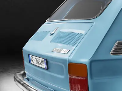 Fiat 126  1973 3D model