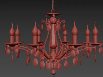 Chandelier Alberi E 1 1 8 601 N 3D model