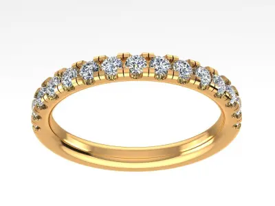 Band Ring 3D print model 90