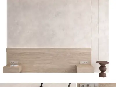 Decorative wall panel set 99 3D model