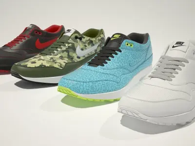 Nike Air Max 1  v1 3D model