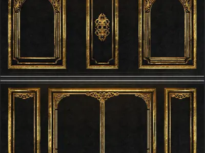 Decorative Frame  Ornament -  Vol 01 3D model