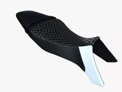 Bike seats Low-poly 3D model
