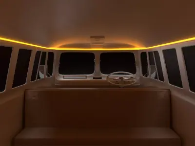 volkswagen kombi type 2 t1 3D model