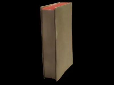 Pack of Photo-Scanned Antique Books -Digital Art-game ready Low-poly 3D model