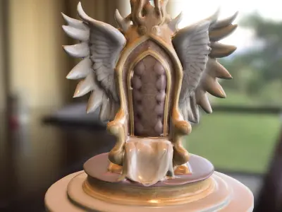 Angelic Throne 3D model