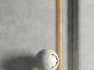 2 Mats - Decorative Plaster 03 - PBR - 4K Texture