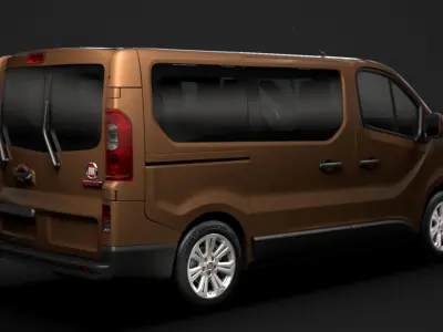 Fiat Talento Minibus 2020 3D model